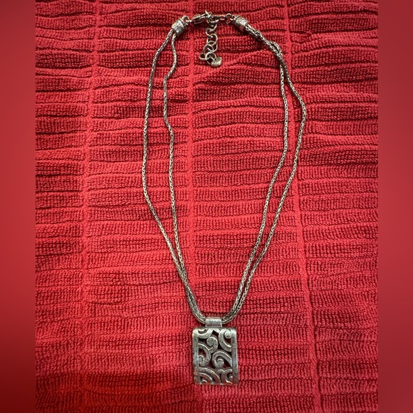 Brighton Silver Swirl Pendant Necklace - Picture 1 of 5